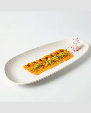 Carpaccio de salmão